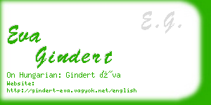 eva gindert business card